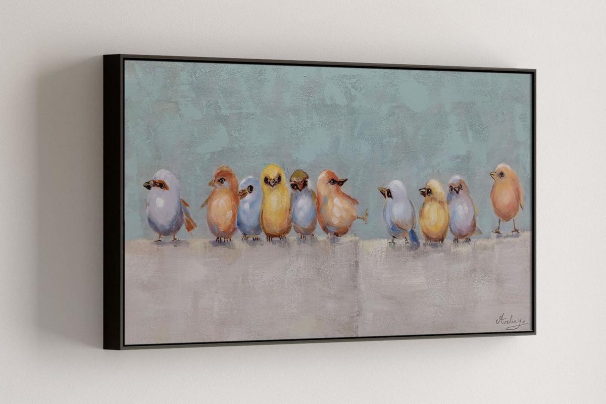 ACRYLBILD HANDGEMALT 100/50 cm - Multicolor, Holz/Textil (100/50cm) - KUNSTLOFT
