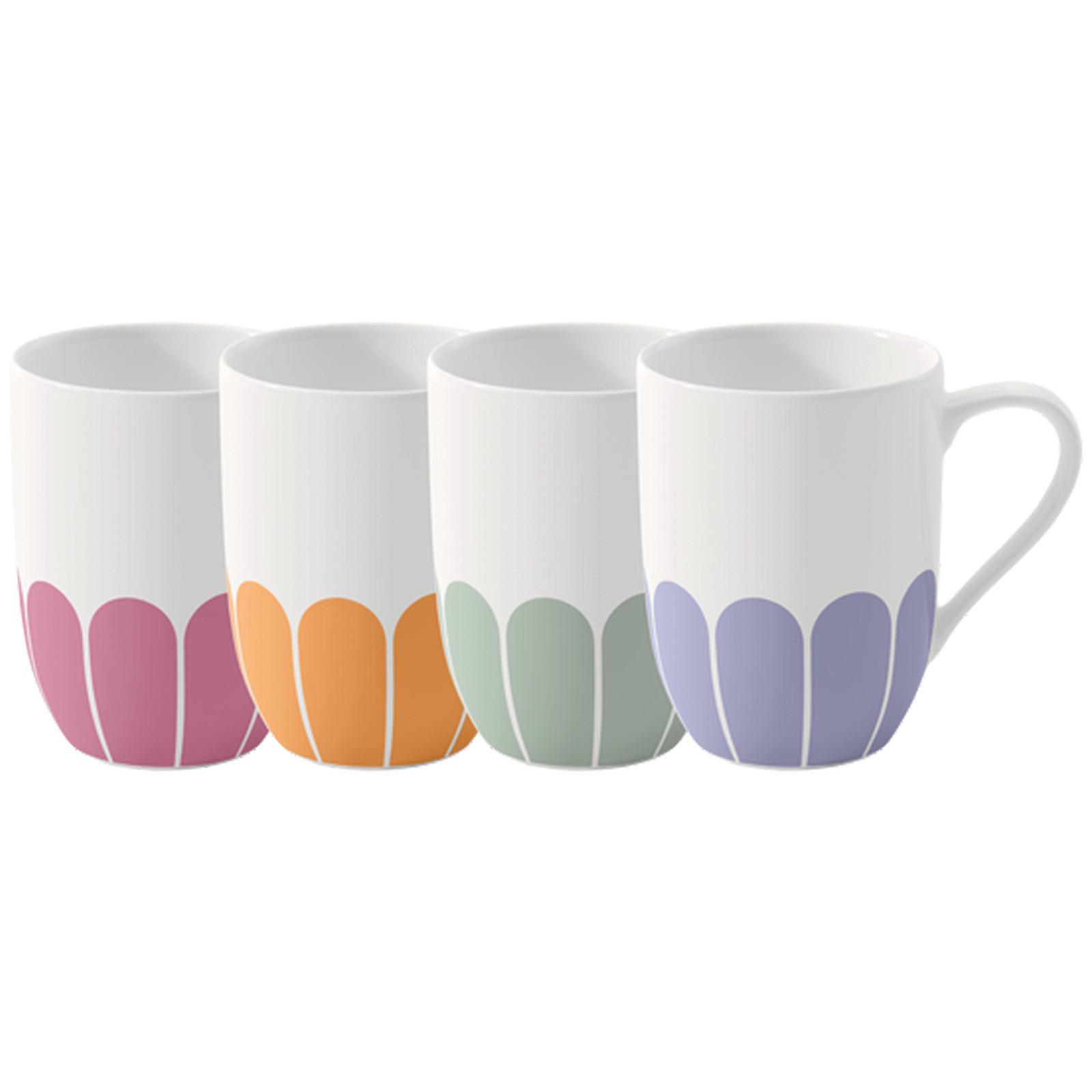 HENKELBECHER-SET Fleu Couleur bunt 290 ml 4-tlg. - Multicolor, Keramik (0.29L) - Villeroy & Boch