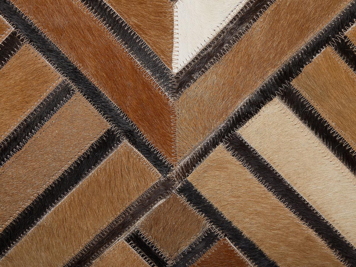 KURZFLOR-TEPPICH Tekir 230/160 cm - Braun, Fell (160/230cm) - Beliani