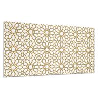WANDPANEEL 100x50 cm selbstklebend Zahira - Sandfarben, Kunststoff (50/1.6/100cm) - Wallfluent