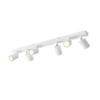 DECKENSTRAHLER Roger 6-flammig 77/3/14 cm - Weiß, Metall (77/3/14cm) - Nettlife