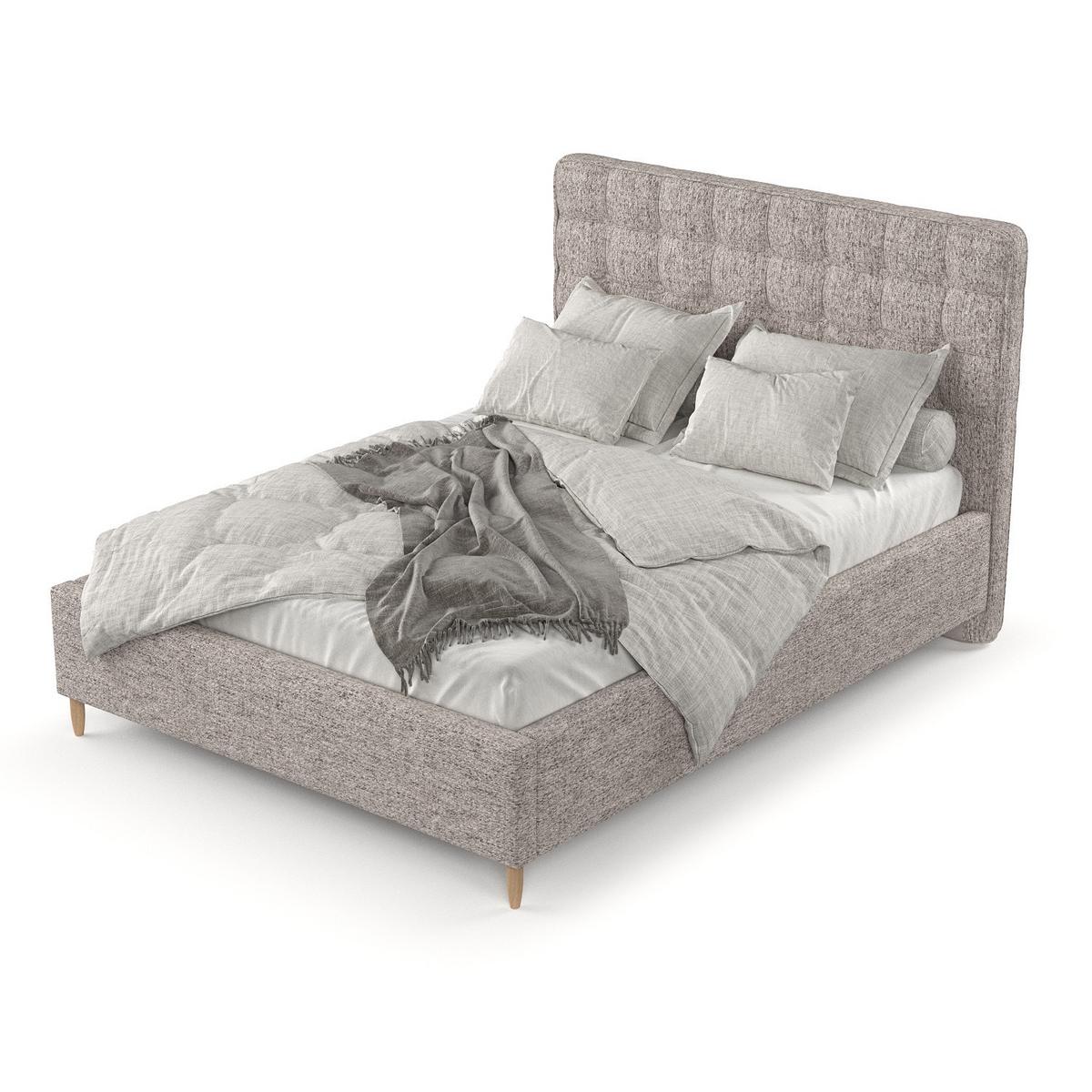 POLSTERBETT Paloma 180/200 cm Beige im Neve Stoff - Beige/Naturfarben, Holz/Holzwerkstoff (180/200cm) - AltaBeds