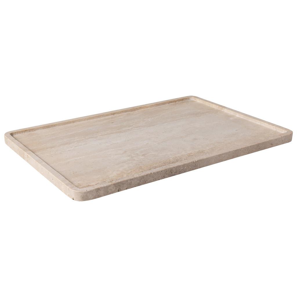 SERVIERPLATTE Manufacture Travertine beige 40,5 x 28,2 cm - Beige, Keramik (28.2/1.7/40.5cm) - Villeroy & Boch