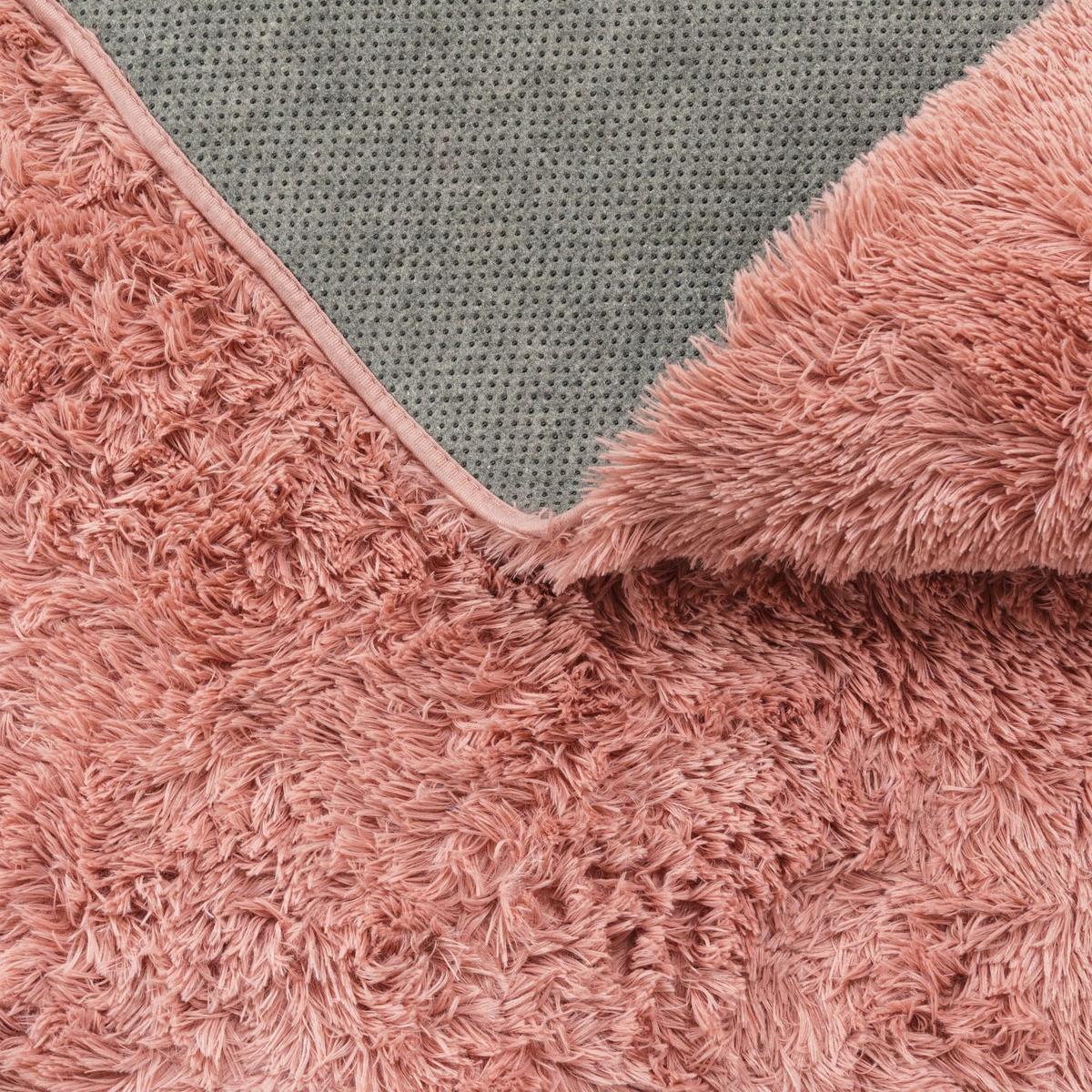 HOCHFLORTEPPICH Fuchsia 60 x 100 cm - Violett, Kunststoff (60/100cm) - TT Home