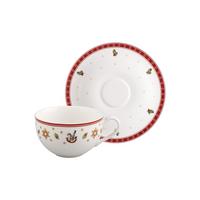 KAFFEETASSE MIT UNTERTASSE Toy's Delight weiß 170 ml 2er Set - Weiß, Keramik (16.7/8/16.7cm) - Villeroy & Boch