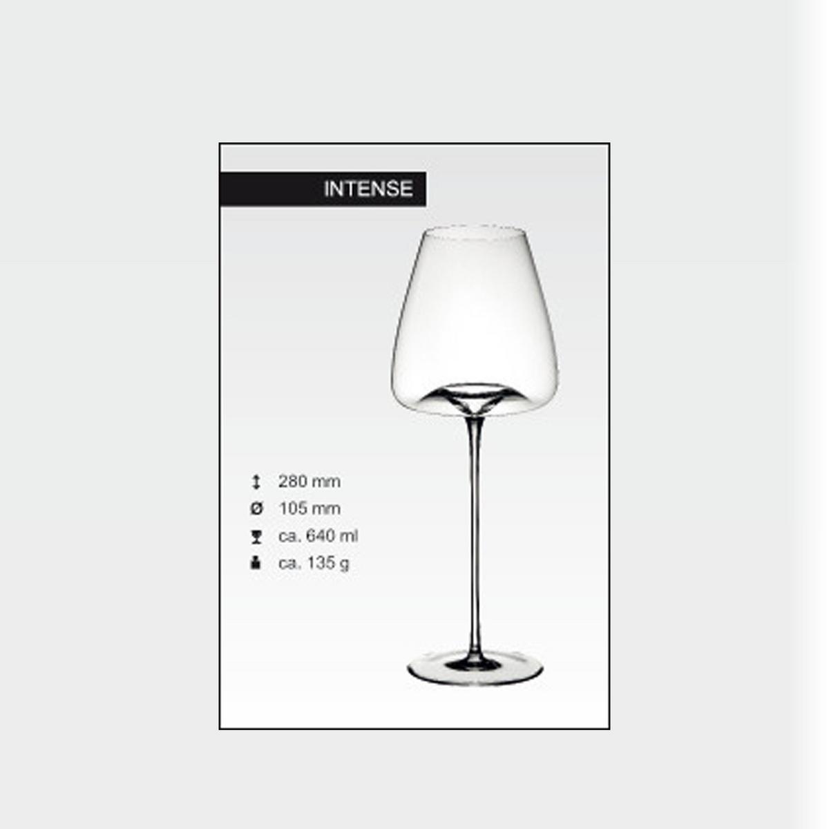 WEINGLÄSER Vision Intense transparent 640 ml 2er Set - Transparent, Glas (0.64L) - Zieher