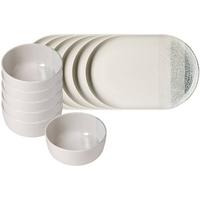 BRUNCH-SET Trio Grau 12-tlg. - Grau, Keramik (2/2/2cm) - Ritzenhoff Breker