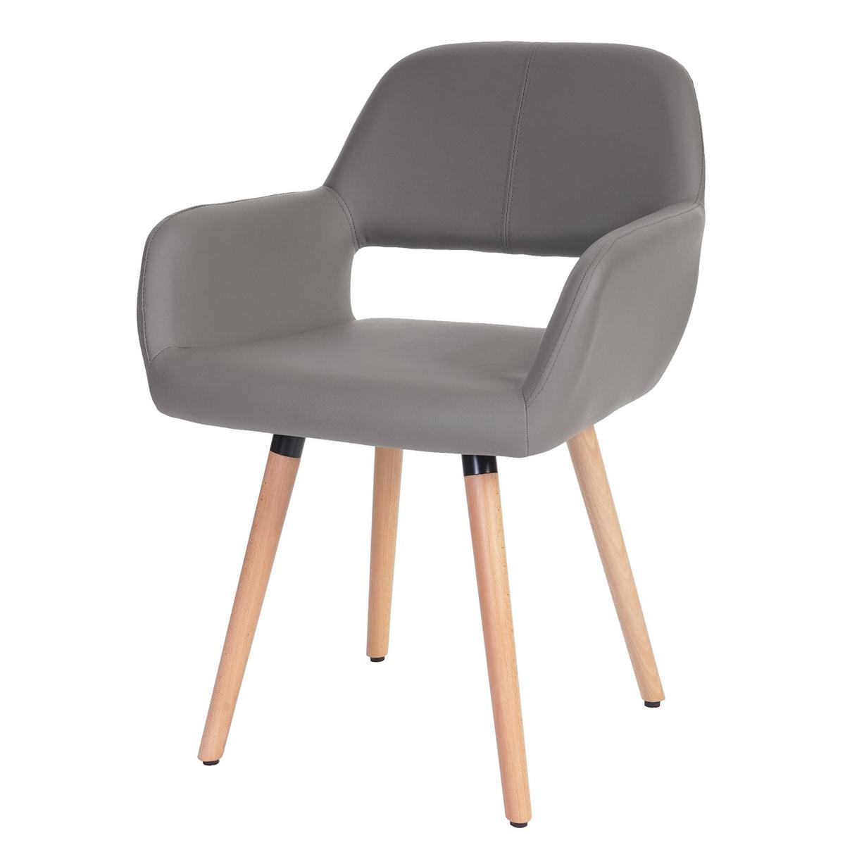 ESSZIMMERSTUHL taupe 6er-Set - Taupe, Textil (56/78/57cm) - MCW
