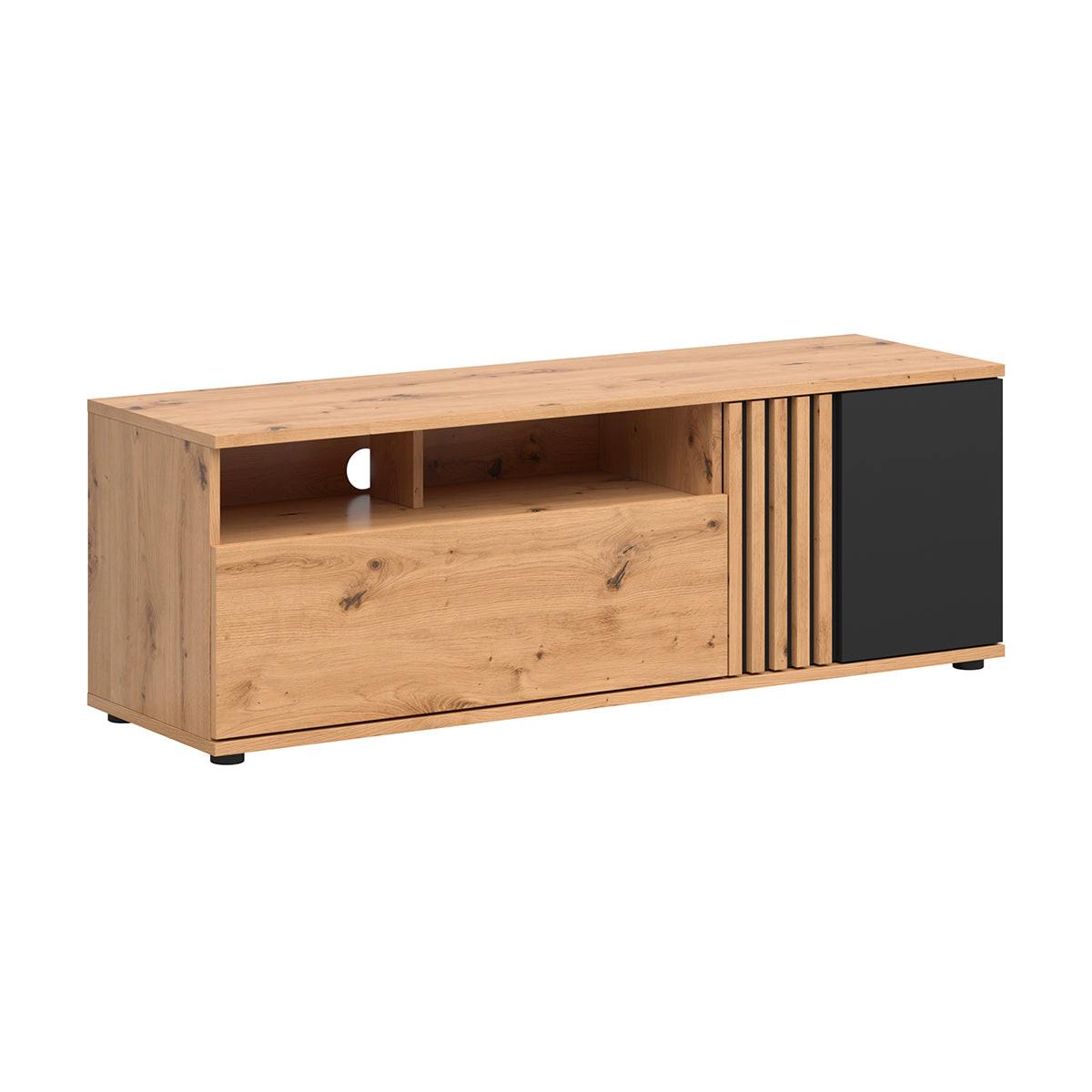 TV-MÖBEL Ezra Holz - Braun, Holzwerkstoff (135/46/40cm) - Petits-meubles