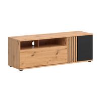 TV-MÖBEL Ezra Holz - Braun, Holzwerkstoff (135/46/40cm) - Petits-meubles