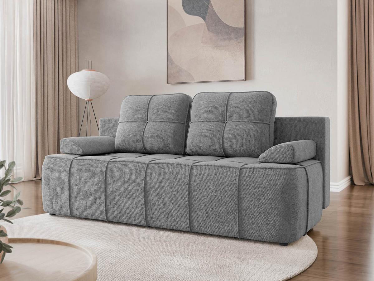 SCHLAFSOFA Lover - Graphitfarben/Schwarz, Holz/Kunststoff (202/95/95cm) - MIRJAN24
