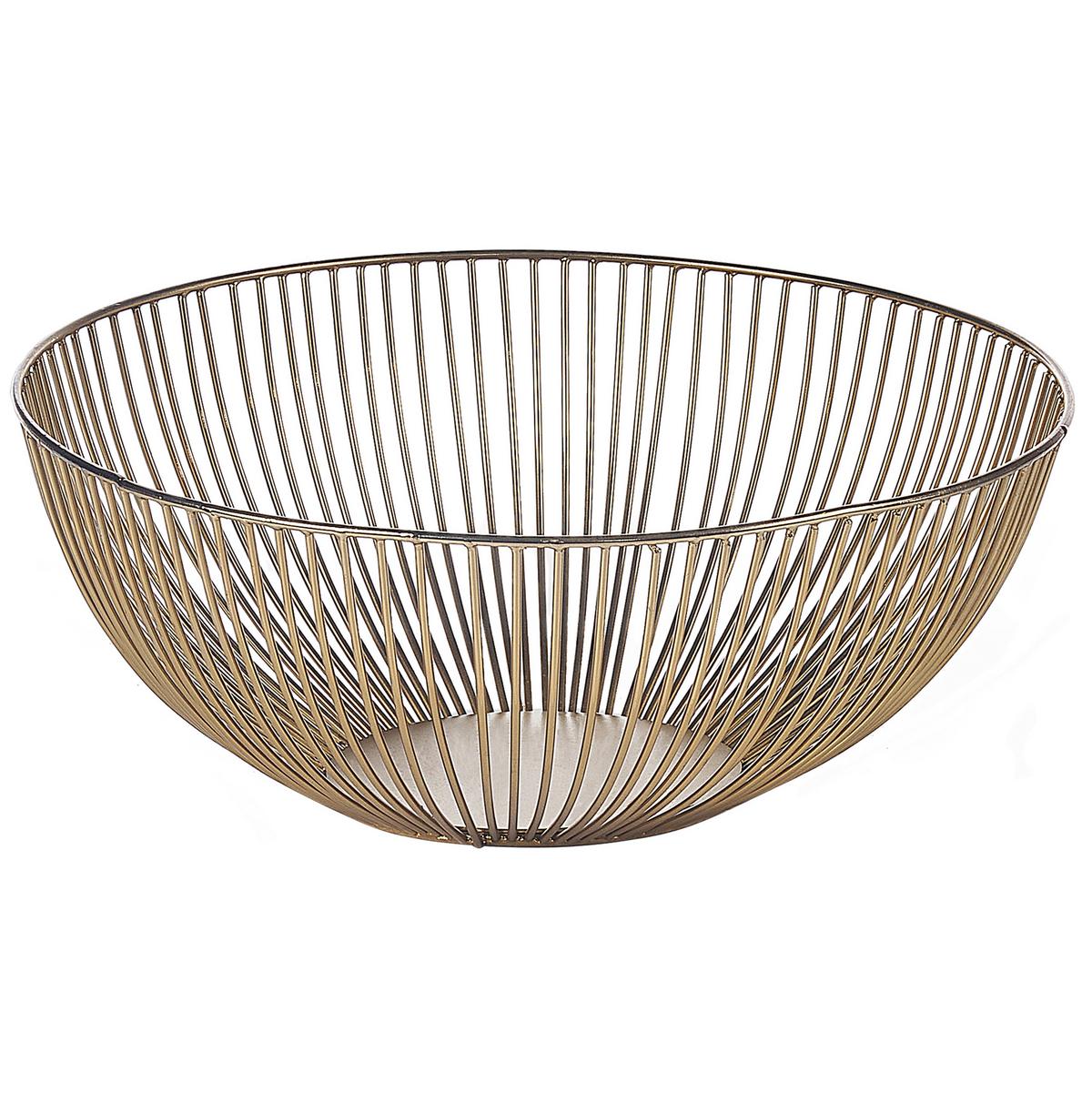 DEKOSCHALE Metall gold Garut - Goldfarben, Metall (15cm) - Beliani
