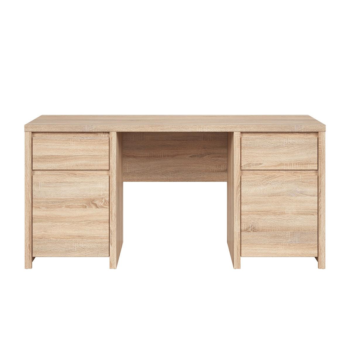 SCHREIBTISCH Soren Holz - Braun, Holzwerkstoff (160/65/77cm) - Petits-meubles