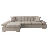 ECKSOFA Montana, Seite: Links - Hellbraun, Holz/Textil (278/161cm) - MIRJAN24