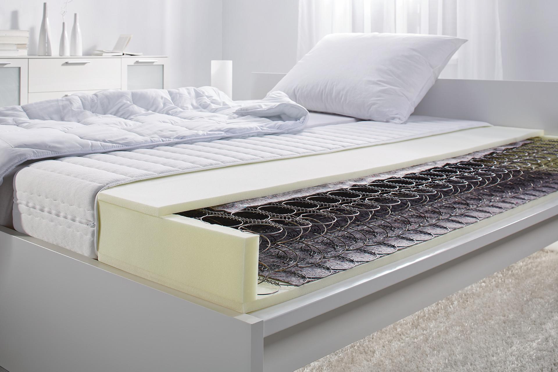 Bonellfederung eines Boxspringbetts von mömax.