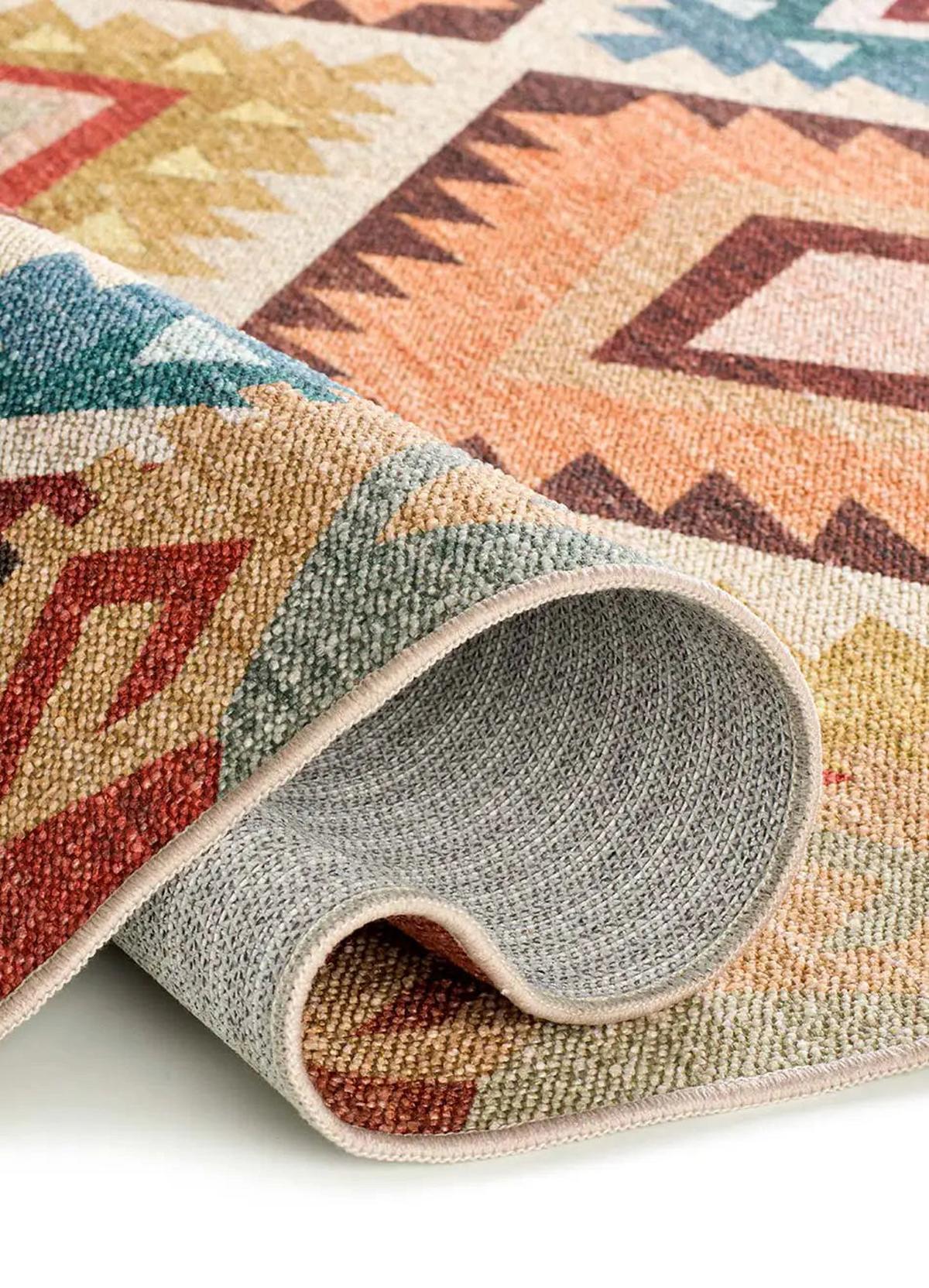 FLACHGEWEBETEPPICH Mehrfarbig Serak 160/230 cm - Multicolor, Textil (160/230cm) - Atticgo