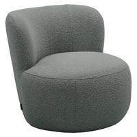 POLSTERSESSEL Katuscha Bouclé-Gewebe grau - Grau, Kunststoff (79/75/82cm) - 58aufmkessel