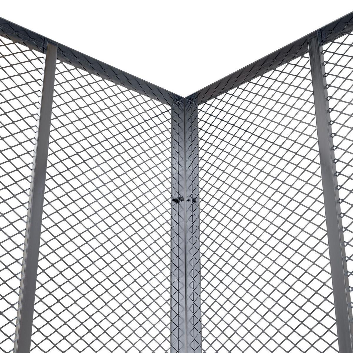 KOMPOSTER Metall silber 800L - Silberfarben, Metall (100/80/100cm) - Juskys