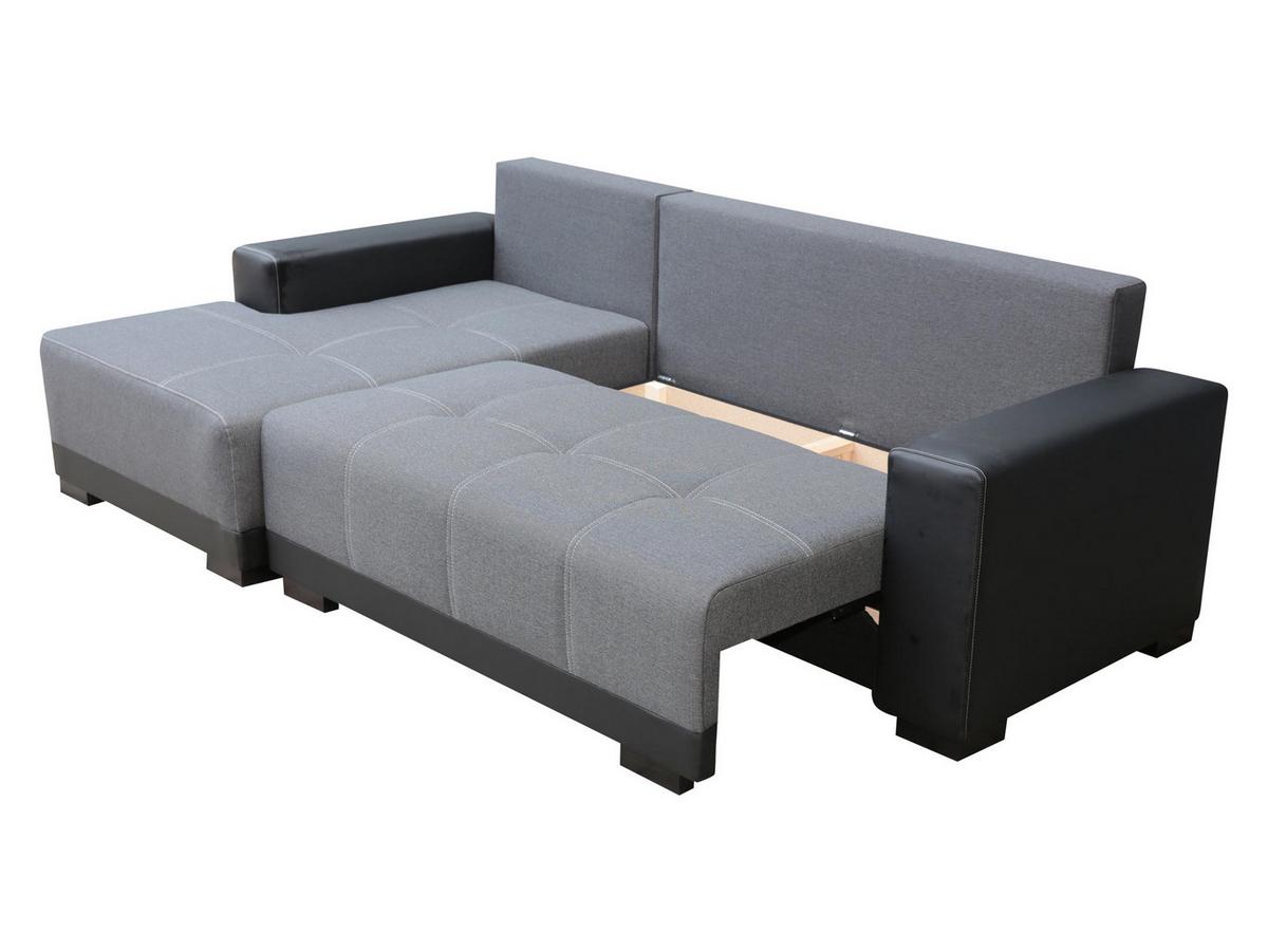 ECKSOFA Dallas, Seite: Rechts - Beige/Schwarz, Holz/Textil (240/140cm) - MIRJAN24