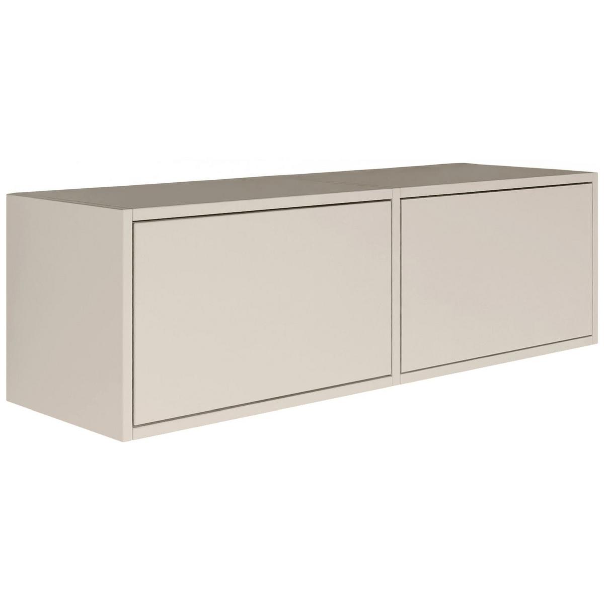 TV-LOWBOARD hängend, 2 Klappen, Kaschmir, 100 cm - Kaschmir, Holzwerkstoff (100.6/30/30cm) - Selsey