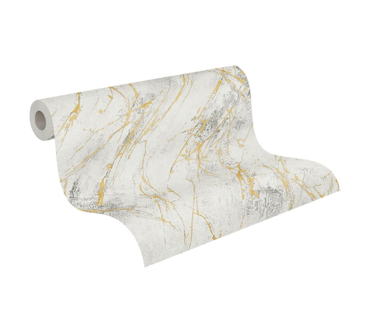 VLIESTAPETE Weiß 53/1005 cm - Weiß, Textil (53/1cm) - KUNSTLOFT