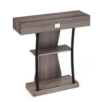 KONSOLENTISCH Grau - Grau, Holz (30/91/88cm) - COSTWAY