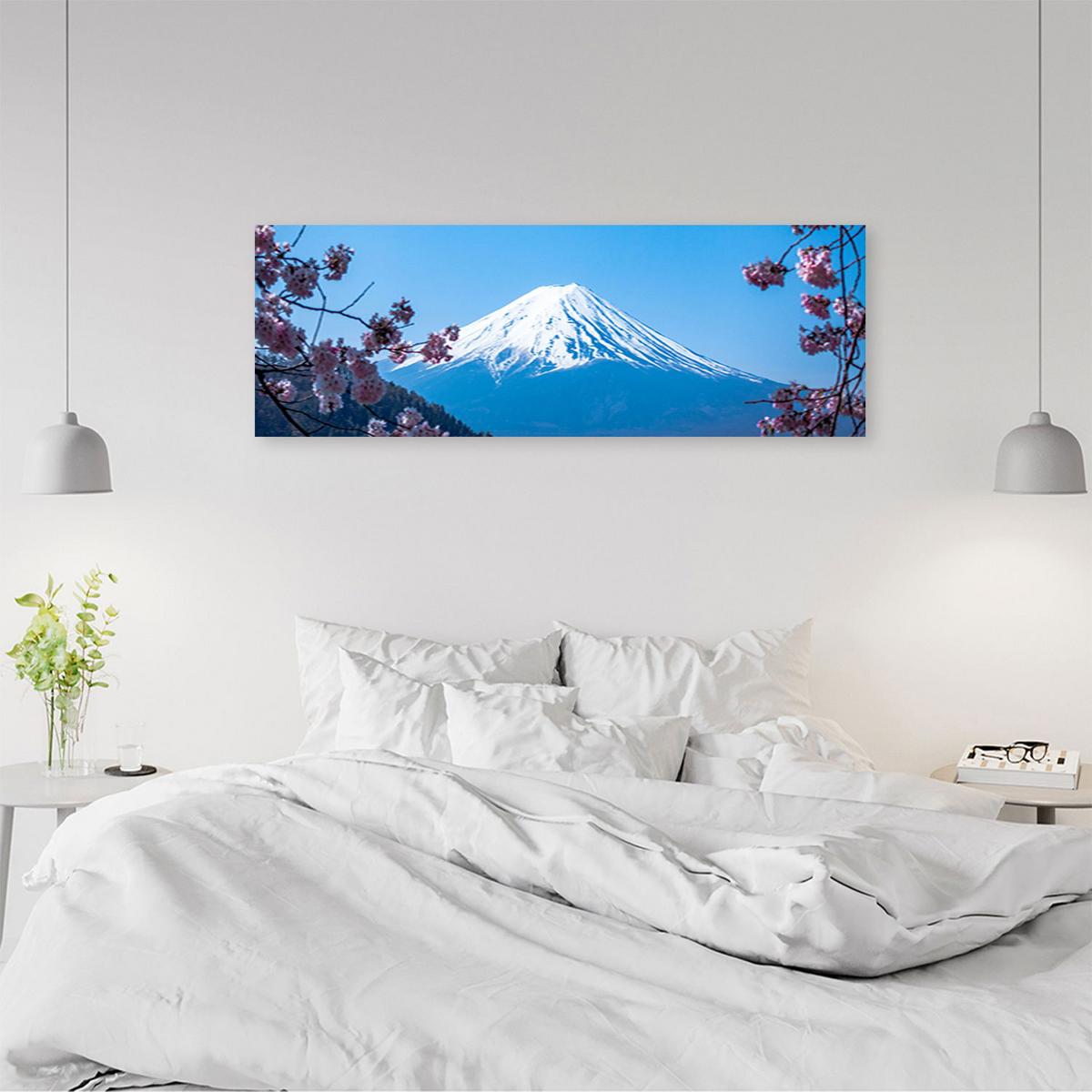 KUNSTDRUCK Blau 90/30 cm - Blau, Textil (90/30cm) - KUNSTLOFT