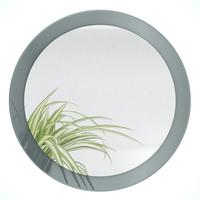 SPIEGEL Globe Grau Hochglanz - Grau, Holzwerkstoff (50/50/2cm) - Vladon