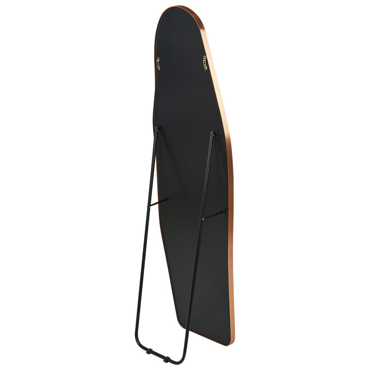 STANDSPIEGEL 160 cm Metall Gold Larche - Goldfarben, Metall (50/160/3cm) - Beliani