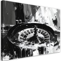 LEINWANDBILD Popkultur 60x40cm - Schwarz, Textil (60/40cm) - Feeby