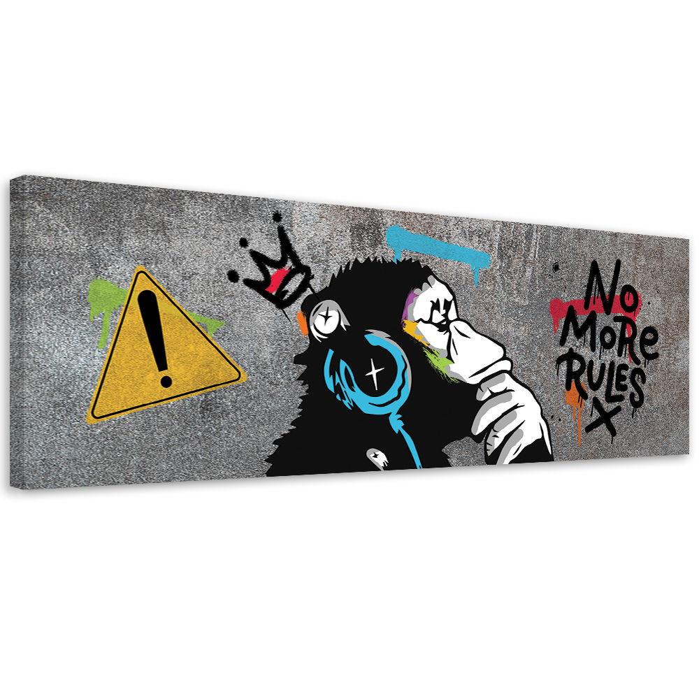 KUNSTDRUCK Grau 90/30 cm - Grau, Textil (90/30cm) - KUNSTLOFT