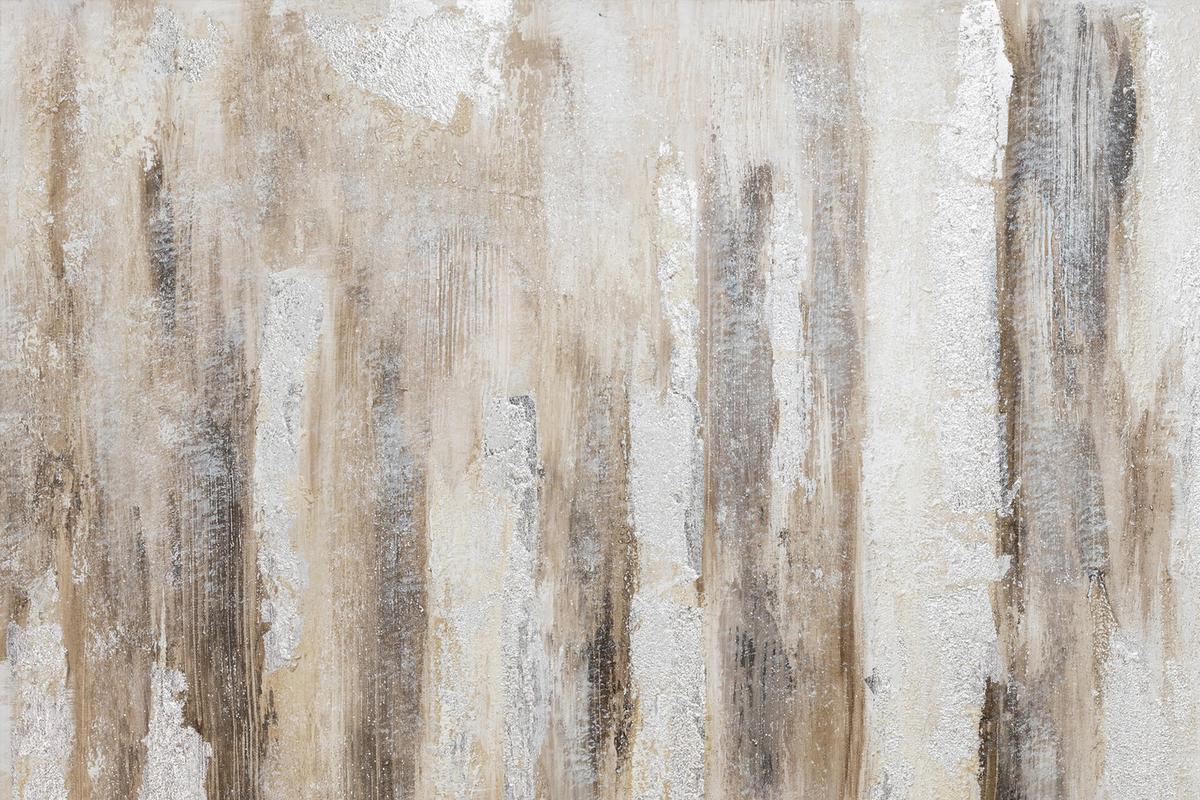 ACRYLBILD HANDGEMALT 120/80 cm - Schwarz, Holz/Textil (120/80cm) - KUNSTLOFT