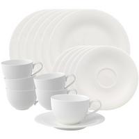 KAFFEESERVICE New Cottage Basic weiß 18-tlg. - Weiß, Keramik (2/2/2cm) - Villeroy & Boch