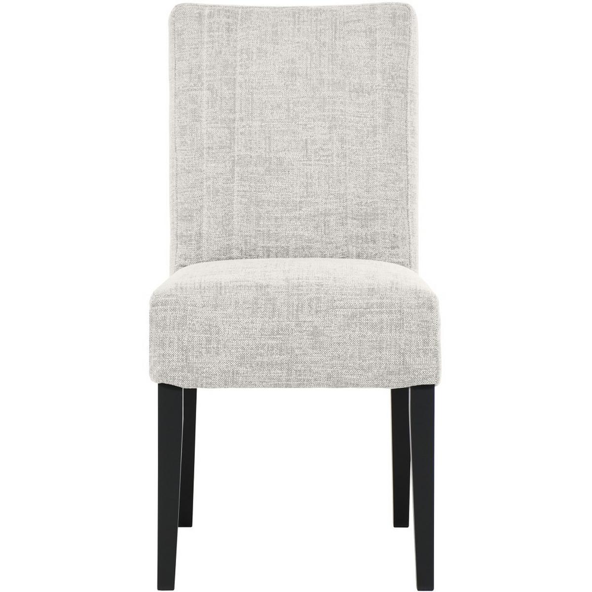 STUHL FREYA mit schwarzen Holzbeinen, Polsterstuhl, Beige - Beige/Schwarz, Holz (47/94/42cm) - Beautysofa
