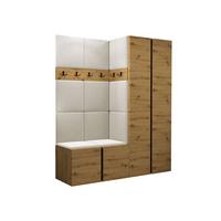 GARDEROBEN-SET Orion III - Beige/Eiche Artisan, Holzwerkstoff/Kunststoff (158/186/46cm) - MIRJAN24