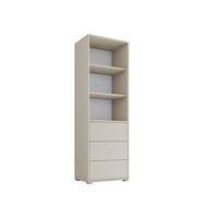 BÜCHERREGAL Gesita - Kaschmir/Silberfarben, Holzwerkstoff/Kunststoff (60/178/40cm) - MIRJAN24