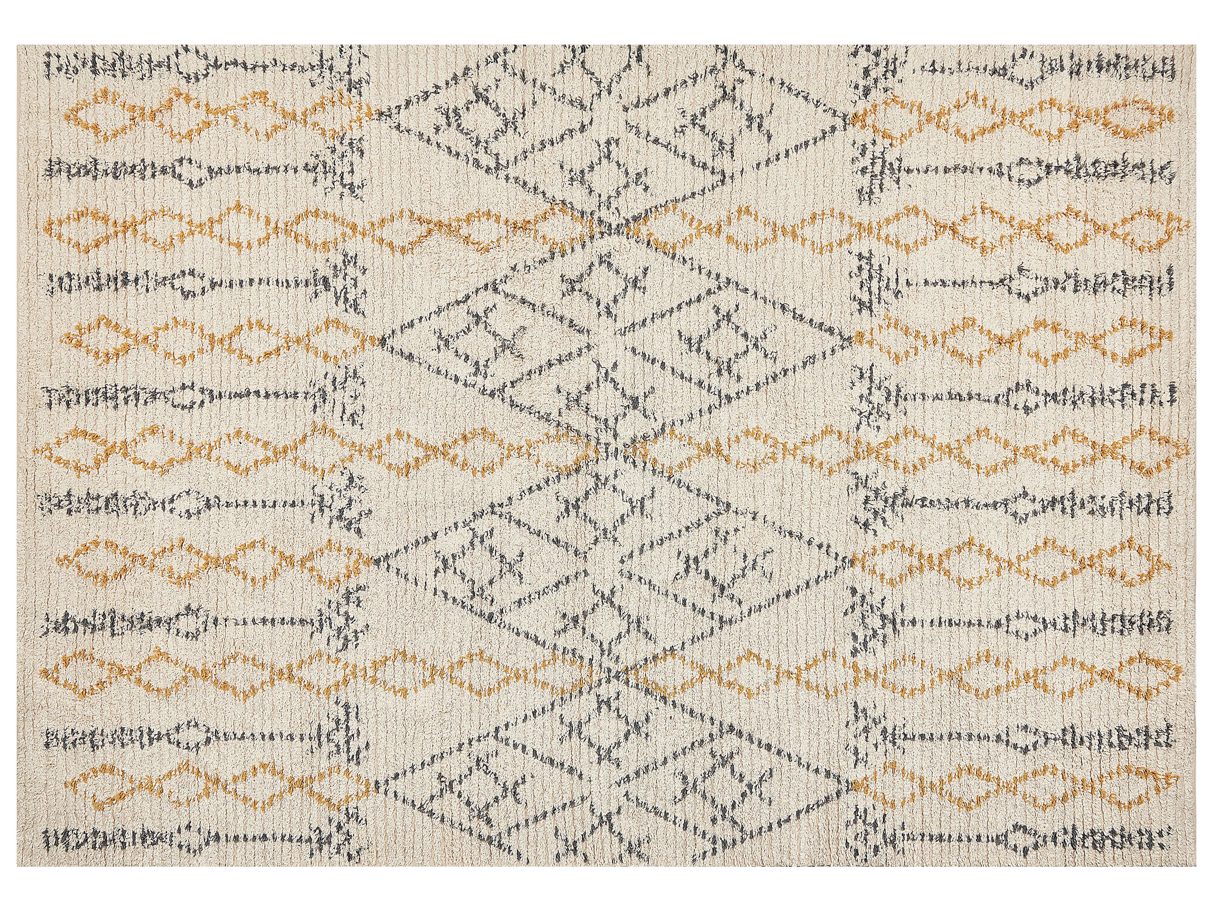 KURZFLOR-TEPPICH Kadapa 230/160 cm - Beige, Textil (160/230cm) - Beliani