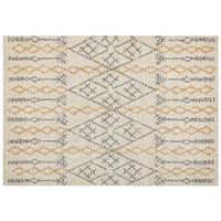 KURZFLOR-TEPPICH Kadapa 230/160 cm - Beige, Textil (160/230cm) - Beliani