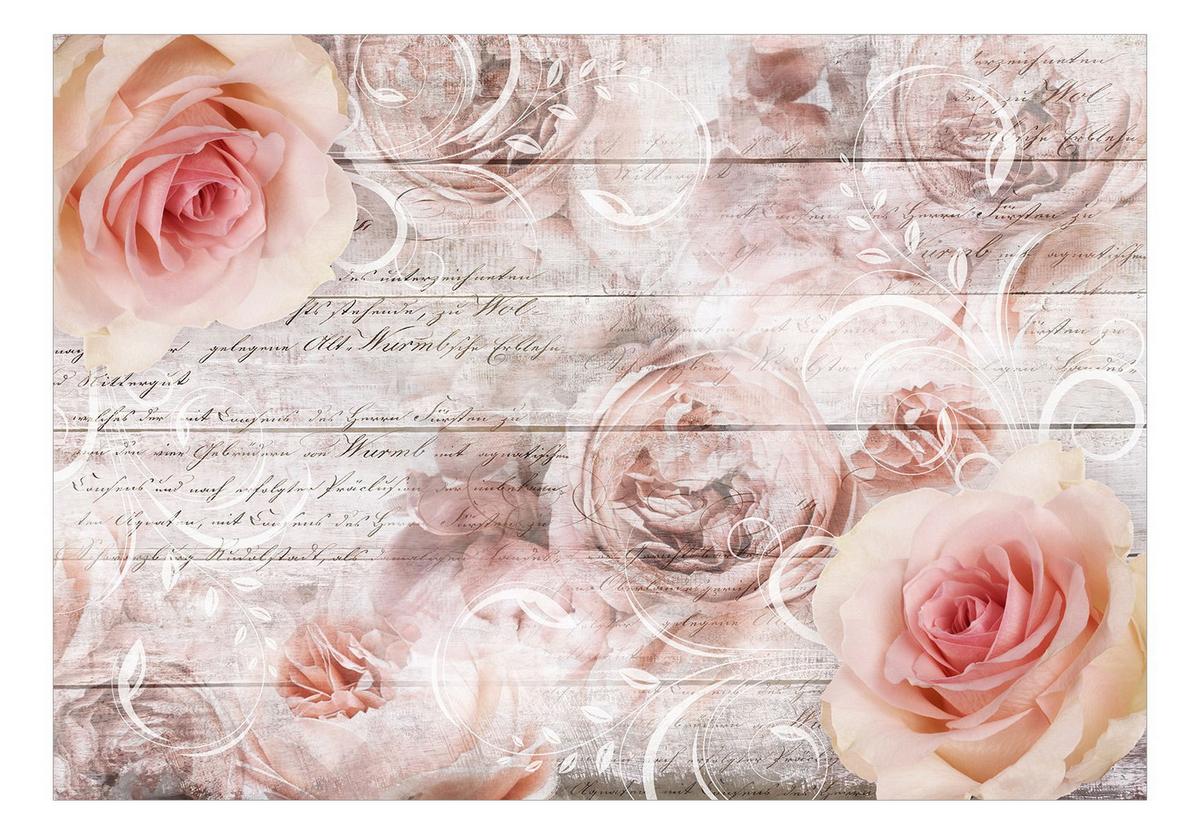 SELBSTKLEBENDE FOTOTAPETE 196/140 cm - Pink/Braun, Kunststoff/Textil (196/1cm) - KUNSTLOFT
