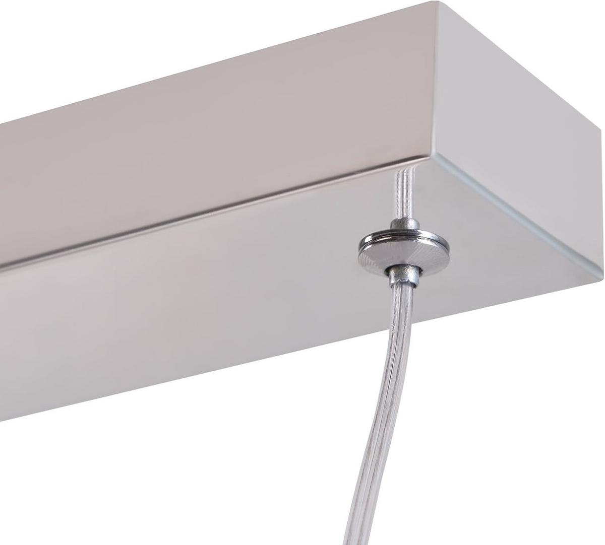 KRONLEUCHTER Stralmar 48.0/140.0/12.0 cm - Transparent, Glas (48/140/12cm) - ZMH