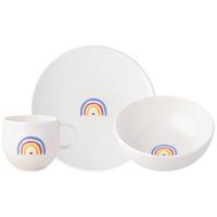 FRÜHSTÜCKSSET BE HAPPY With Love bunt 3-tlg. - Multicolor, Keramik (2/2/2cm) - Villeroy & Boch