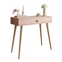 KONSOLE mit Schublade HARMONY Natürlich Rosa - Rosa, Holzwerkstoff (90/80/39cm) - Lookway