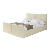 POLSTERBETT mit Bettkasten, Fußteil und Lattenrost, Boxbett ohne Matratze - VANTO-Z 180x200 Beige - Taupe, Holzwerkstoff/Textil (180/200cm) - ALTDECOR