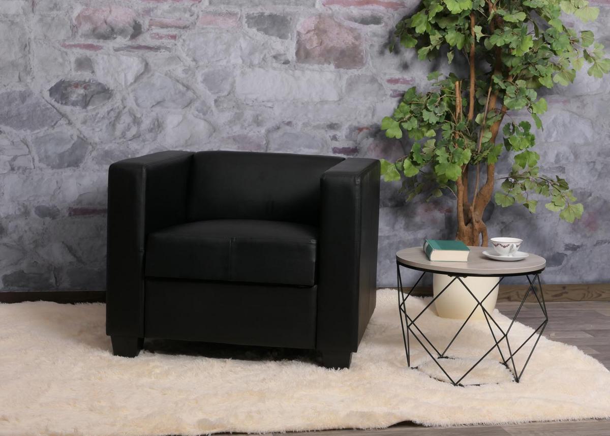 SESSEL LOUNGESESSEL Schwarz - Schwarz, Textil (86/70/75cm) - MCW