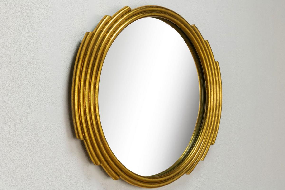 WANDSPIEGEL Gold 61/72 cm - Goldfarben, Metall (12.2/72/5cm) - KUNSTLOFT