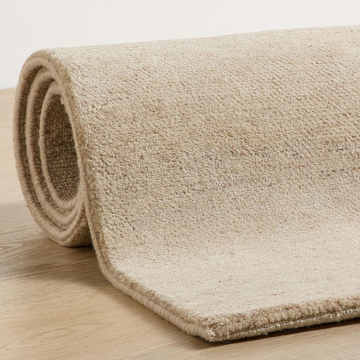 WOLLTEPPICH Terra 200x250 cm - Sandfarben, Textil (200/250cm) - Natur Pur