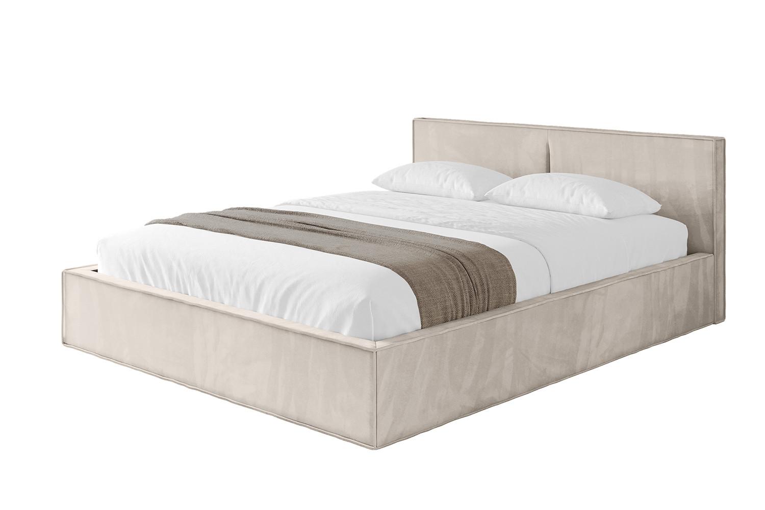 POLSTERBETT mit Bettkasten und Lattenrost, Bett mit Matratze H3/H4 - EMMI-V1 120x200 Beige - Beige, Holzwerkstoff/Textil (120/200cm) - ALTDECOR