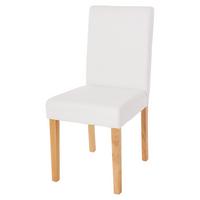 ESSZIMMERSTUHL Weiß, Braun - Weiß/Braun, Textil (43/90/56cm) - MCW