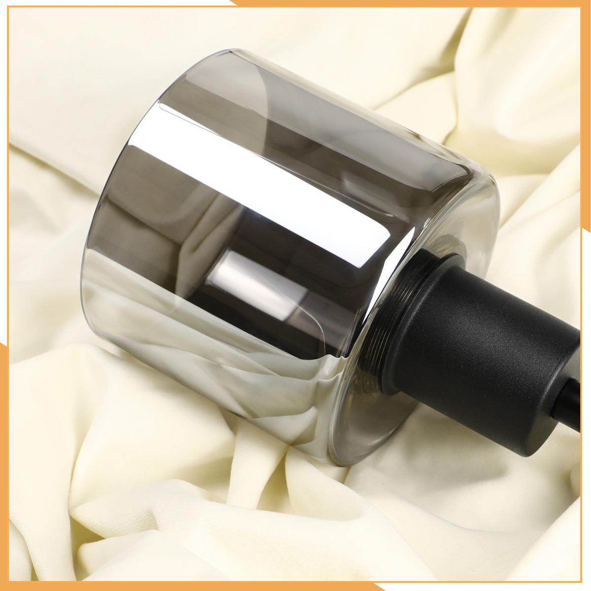 PENDELLEUCHTE Gabriella 26/26/195 cm - Schwarz, Metall (26/26/195cm) - ZMH