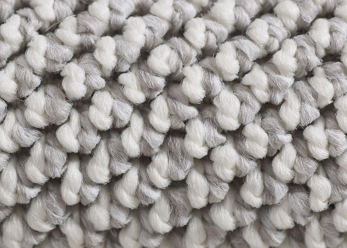TEPPICH Flachgewebe CIMA in Silber, einfarbig, 160 x 230 cm - Silberfarben, Textil (230/160cm) - KADIMA DESIGN